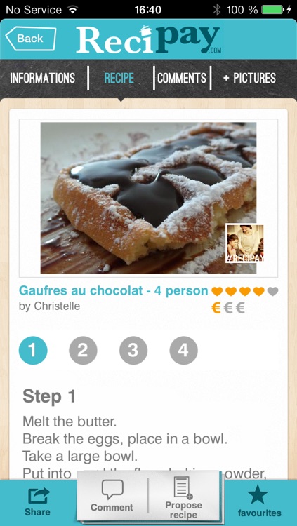 Recipay.com: cook, post, get paid! screenshot-3