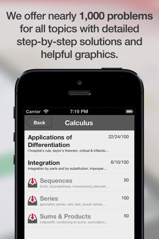 MassMatics - College math tutor and test preparation for university students screenshot 3