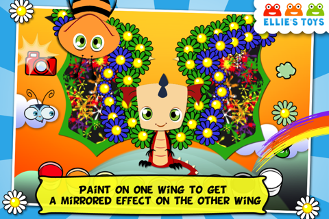 הכנפיים של אלי - משחק ציור יצירתי מצחיק לילדים screenshot 4