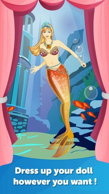 Mermaid Dress Up-Fun Doll Makeover Game