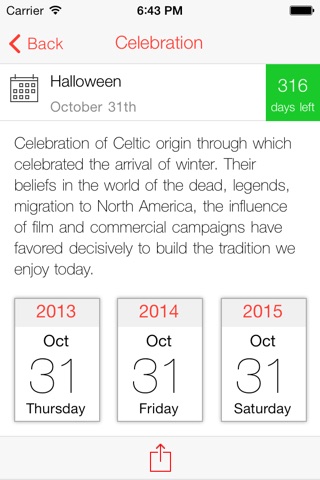 Holidays and Celebrations screenshot 4