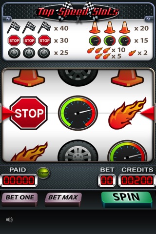 A Top Speed Racing Slots Game screenshot 2