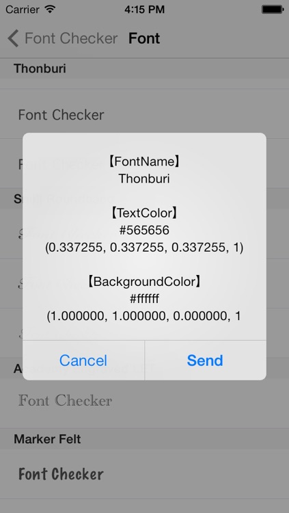 Font Checker - Display confirmation of UIFont screenshot-3