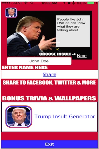 Trump Insult Generator screenshot 3