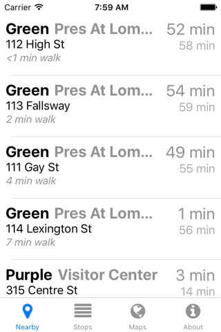 Charm City Circulator Now - Real-time Transit Arrivals screenshot 3