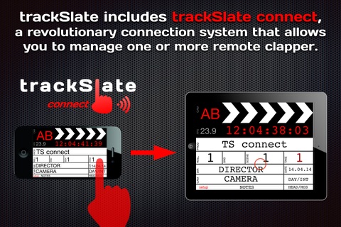 trackSlate clapperboard screenshot 2