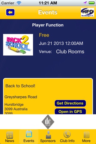 Hurstbridge Football Club screenshot 4