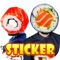 Kawaii Sushi Stlye -Decorate Pictures with lovely Sticker Decoration for Photos