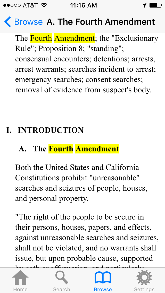 How to cancel & delete California Peace Officers Legal Sourcebook and Codes from iphone & ipad 4