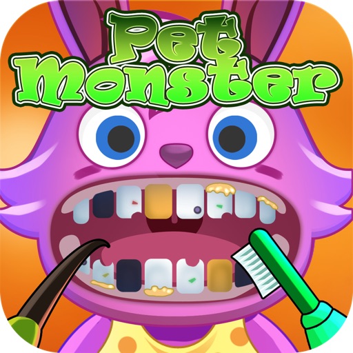 Pet Monster Dentist Kids Game - Rescue Cute Pet Monster's Teeth In A Race Against The Clock!