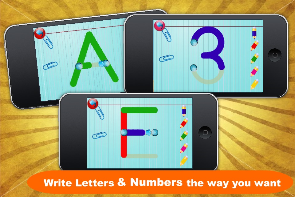Amazing Letters & Numbers –Interactive Writing Game for Kids! screenshot 2