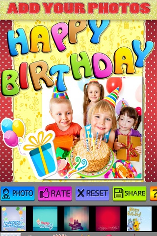 Happy Birthday Posters and Stickers Pro screenshot 4
