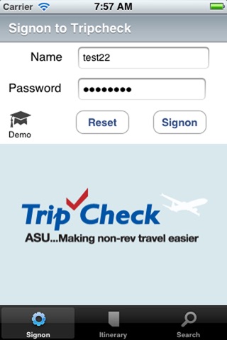 ASU Flights screenshot 2