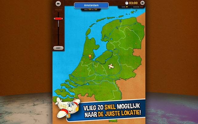 GeoFlight Netherlands: Learning Dutch Geography made easy an(圖1)-速報App