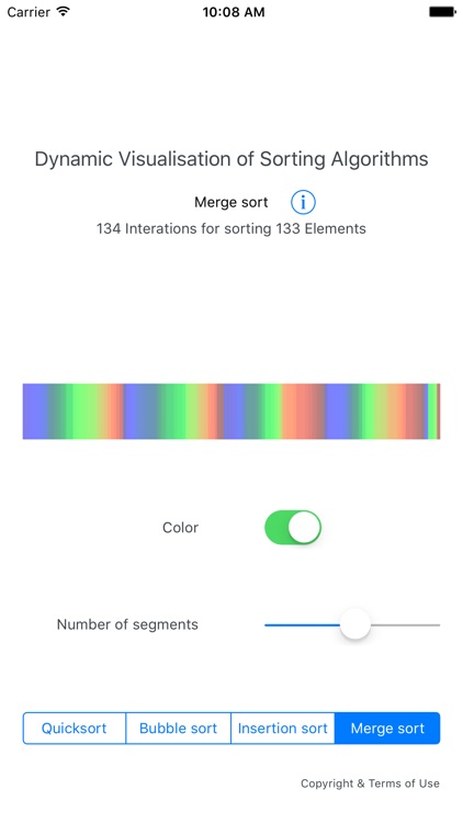 Sorting Visualisation