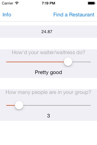 Tip Calculator and Restaurant Finder Free screenshot 3