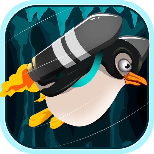 Running Jetpack Penguin
