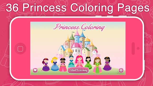 Princess Coloring Book FREE(圖1)-速報App