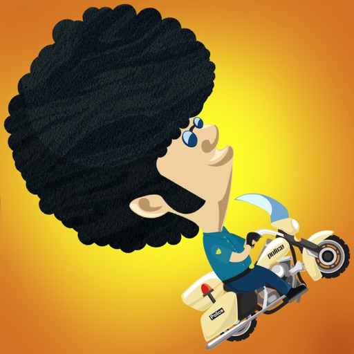 Afro Police Bike Racer - Cool new speed motorbike driving and racing arcade game saga icon