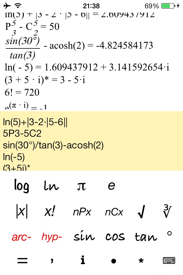 Programmable Scientific Calculator&plotter screenshot 2