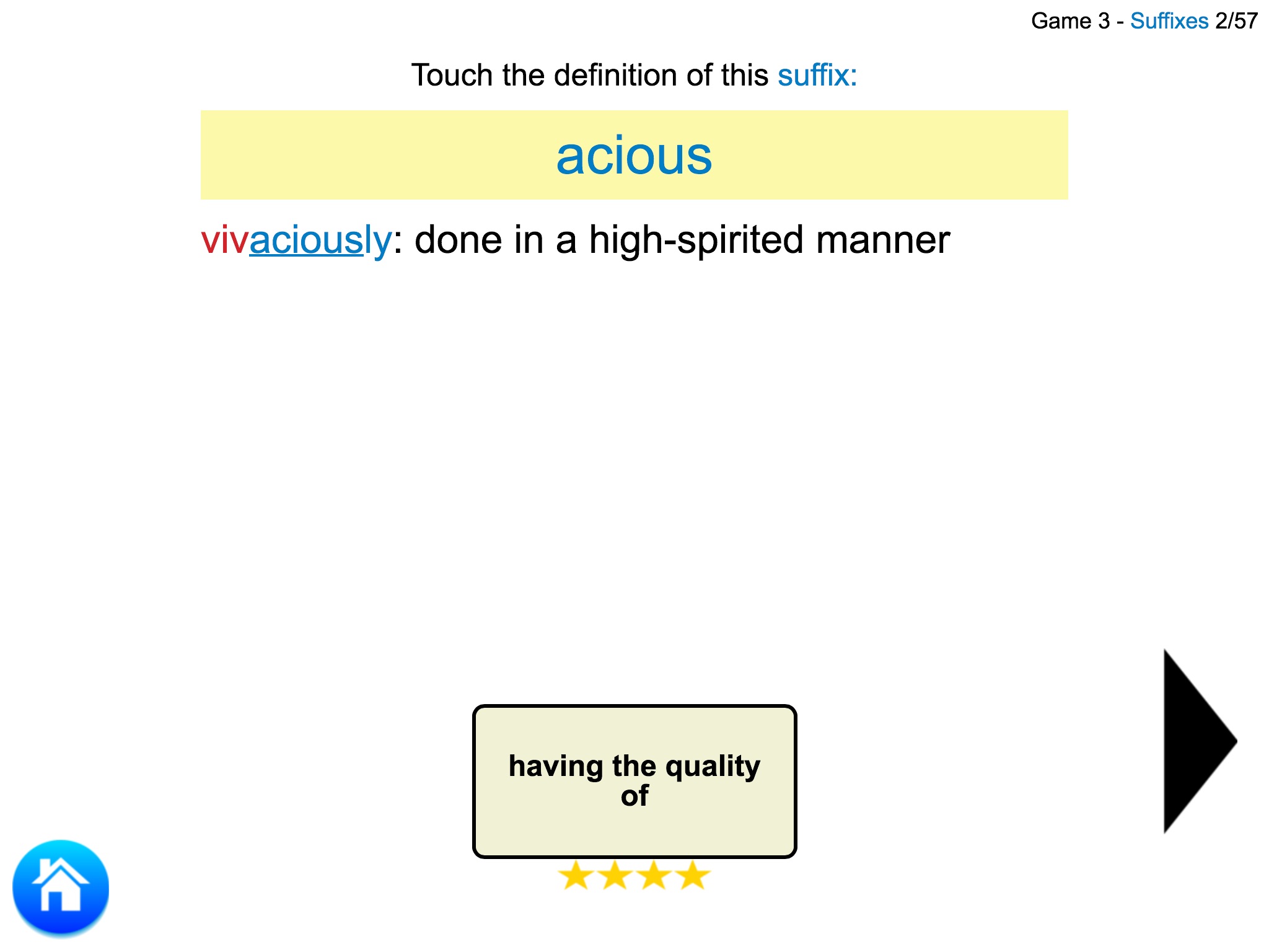 Word Roots Level 1 Flashcards™ screenshot 4