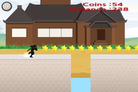 A Ninja Rooftop Coin Run Free screenshot 2