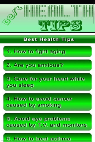 THE BEST HEALTH TIPS screenshot 2