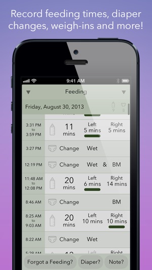 Nursing Notebook - Breastfeeding Timer(圖2)-速報App