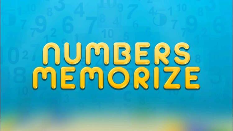 Numbers Memorize