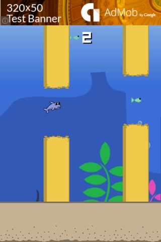 Flappy Dolphin – Play one of the Cutest and Most Fun Animal Games App Available screenshot 2