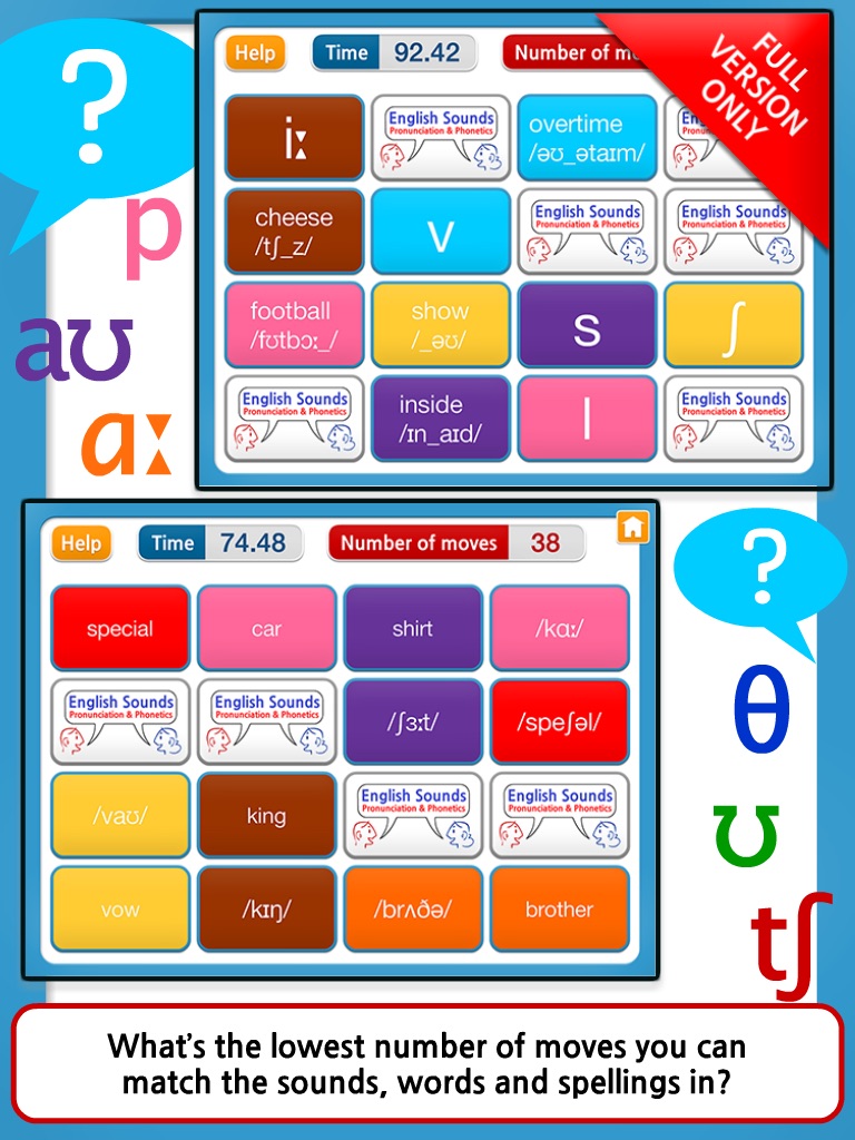 English Sounds: Pronunciation & Phonetics HD Lite screenshot 3