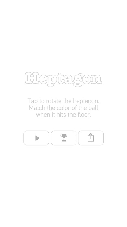 Heptagon - Happy spinny circle with the colors of the rainbow