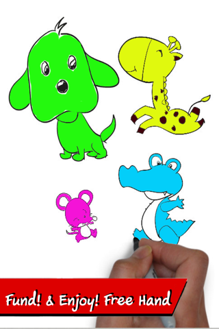 ABC kids paint - Finger doodle alphabet color screenshot 4