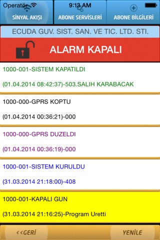 Ecuda Alarm screenshot 3