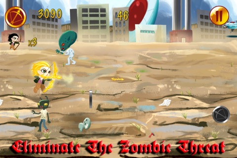 Kids Vs. Alien Zombies MultiPlayer: Infected World War screenshot 3