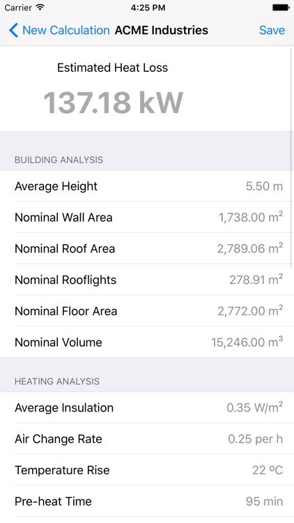 Powrmatic Heating Load Calculator