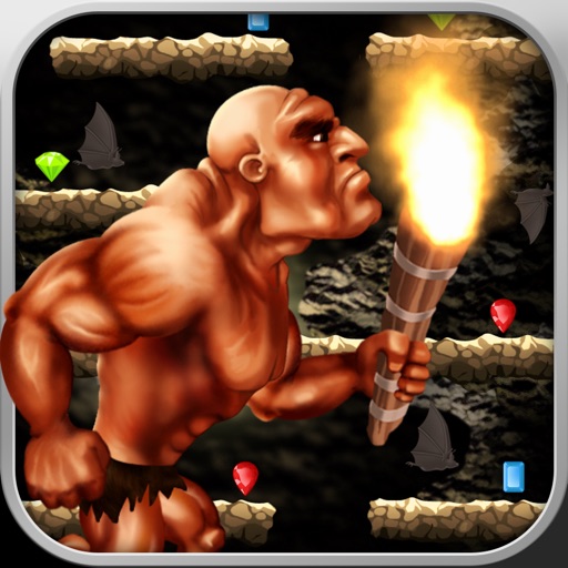 Caveman Falling Down iOS App