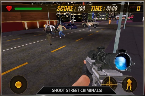 Vegas City Police Sniper vs Casino 3D Game screenshot 2