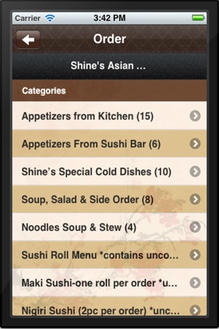 Shine's Asian Fusion Bistro screenshot 2