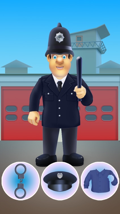 Fun Policeman / Fireman Dressing up Game for Kids
