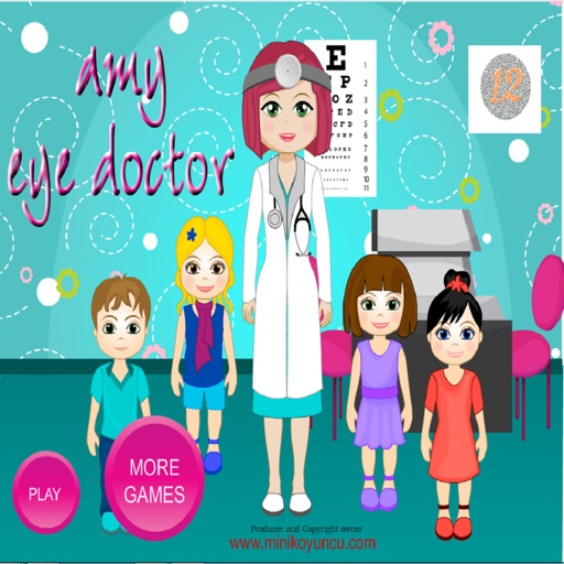 Doctor Nurse Amy Eye Care Hospital Icon