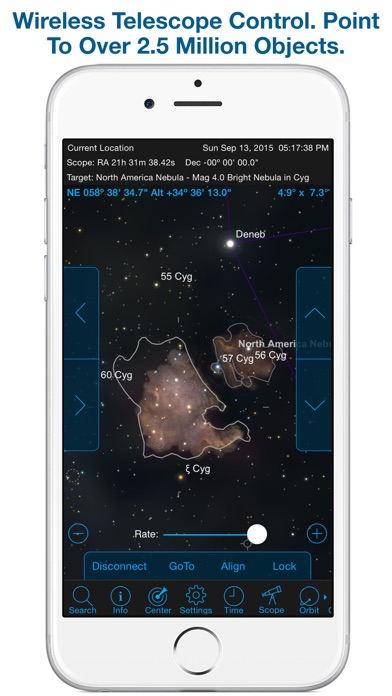 SkySafari 4 Plus: Map the Universe!  Discover Sun, Moon, Mars, Stars, Planets, and Satellites with your telescope and NASA space missions!のおすすめ画像4