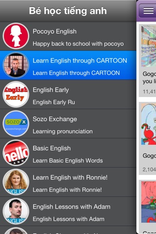 Bé Học Tiếng Anh screenshot 2