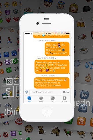 Emoji Keyboard Plus free screenshot 2