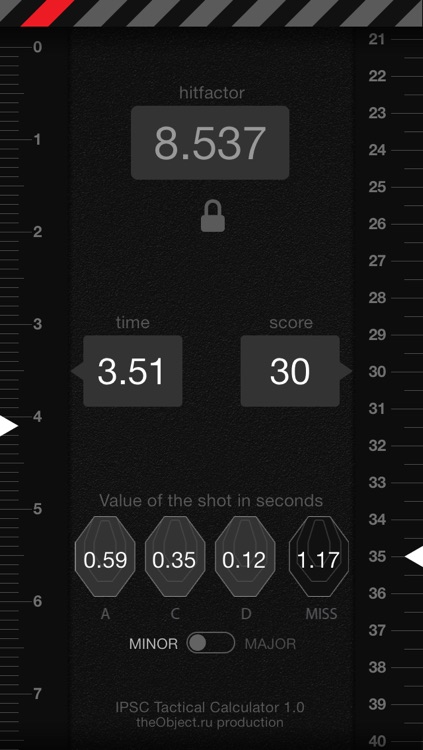 IPSC Tactical Calculator