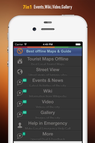 San Diego Tour Guide: Best Offline Maps with StreetView and Emergency Help Info screenshot 2