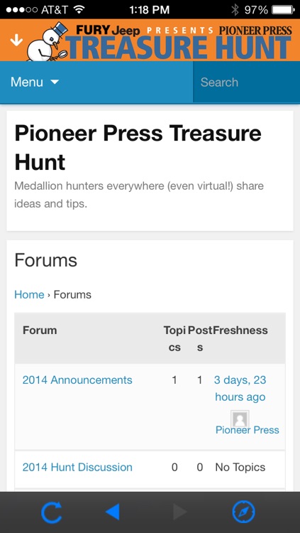 Pioneer Press Treasure Hunt screenshot-3