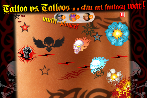 Tattoo Design Battle 2: Multiplayer Tatoos Tribal War Games - FREE screenshot 2