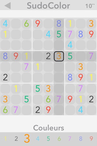 SudoColor (Application Sudoku Gratuite) screenshot 4