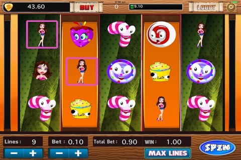 Pretty Pink Slots - Sweet Candy Slot Fun Game screenshot 2